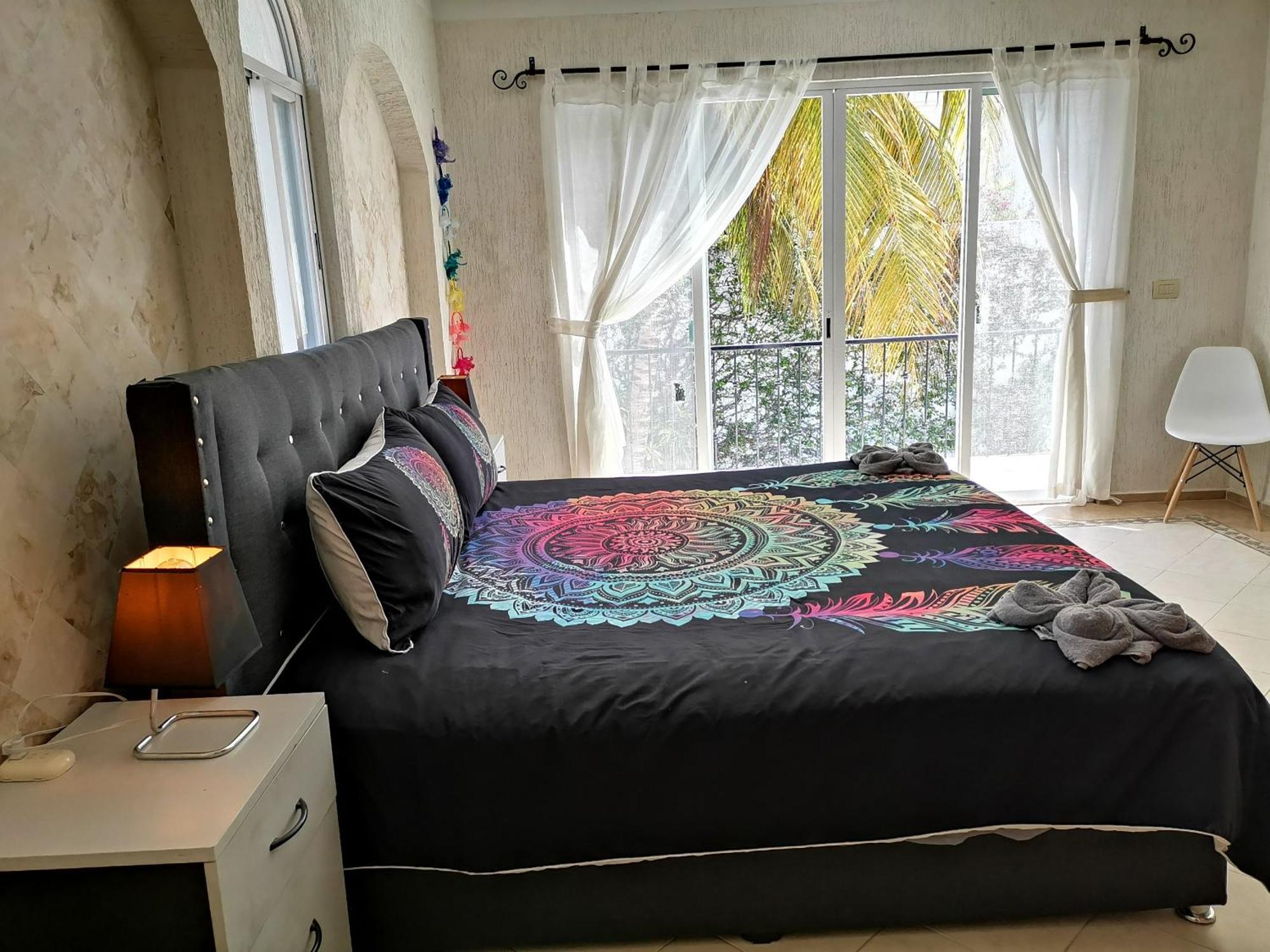 Beautiful & Cozy Near Beach Apartment Pool & Kingsize Bed كانكون الغرفة الصورة