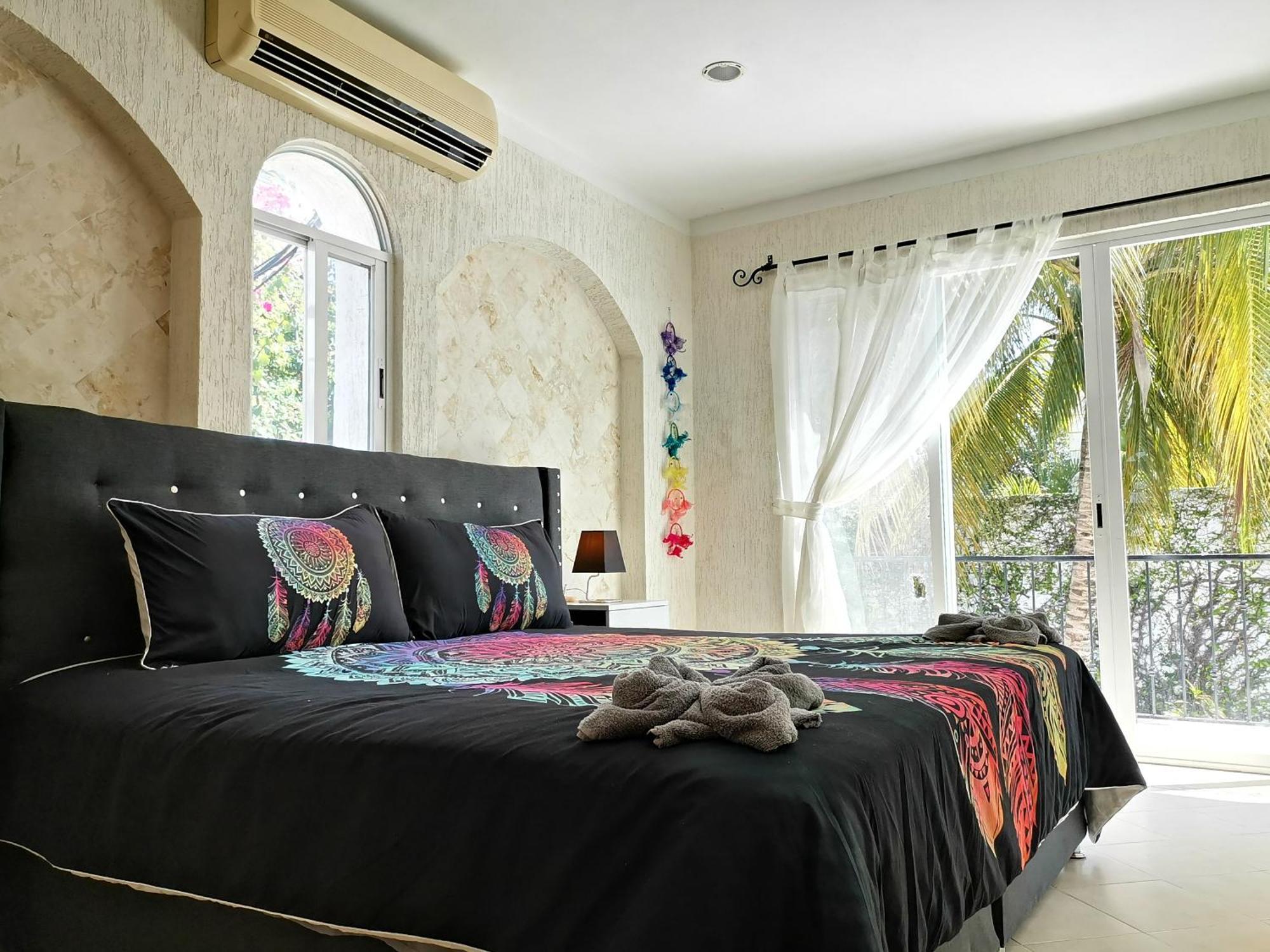 Beautiful & Cozy Near Beach Apartment Pool & Kingsize Bed كانكون الغرفة الصورة