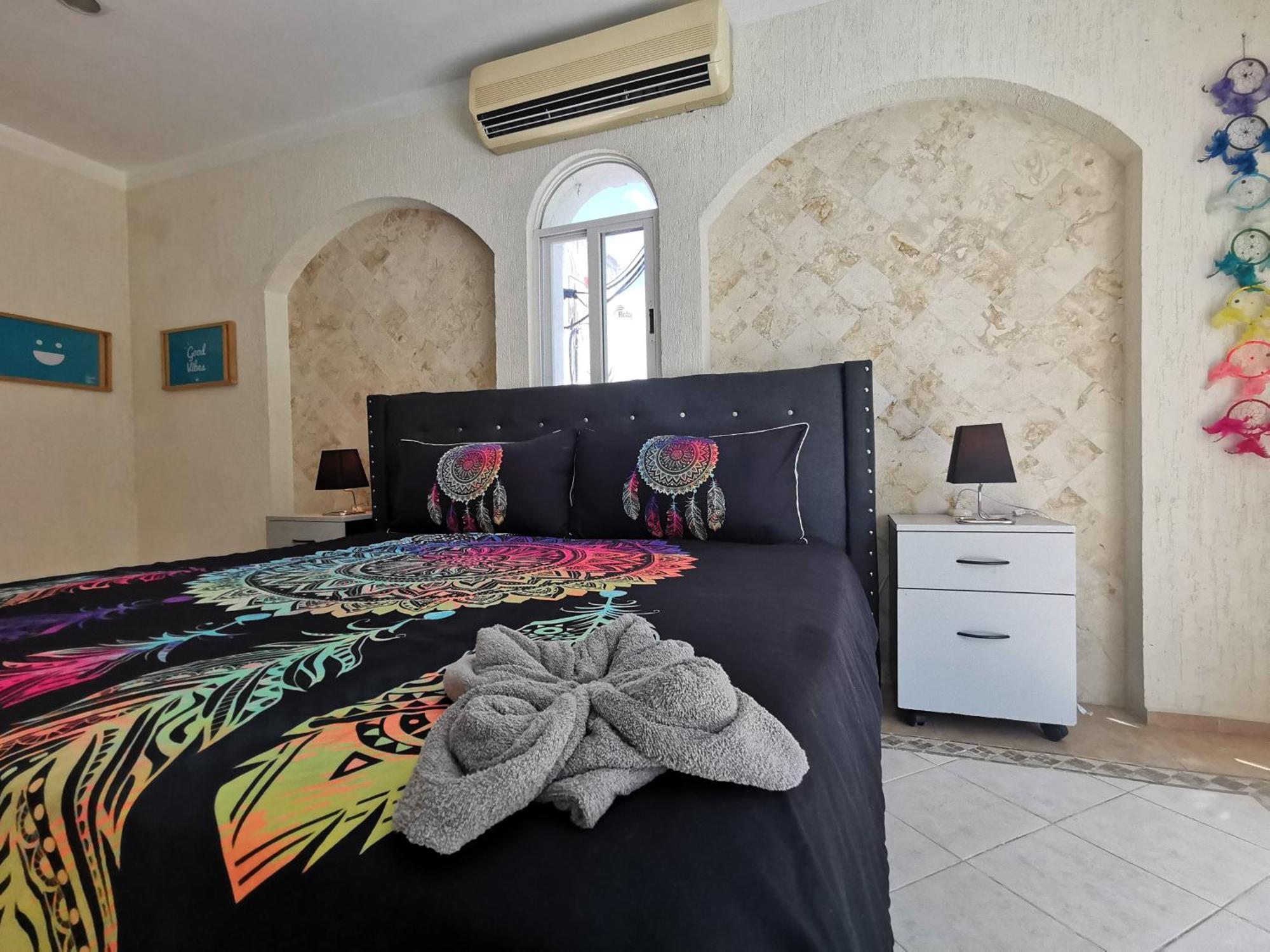 Beautiful & Cozy Near Beach Apartment Pool & Kingsize Bed كانكون الغرفة الصورة
